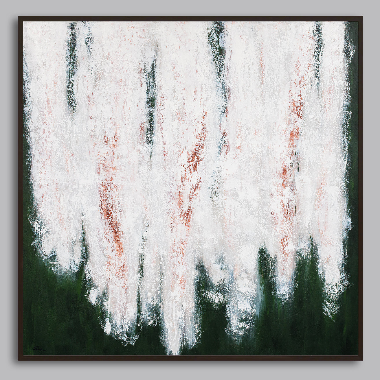 Cascade Serenity - Limited Edition Canvas Print Square