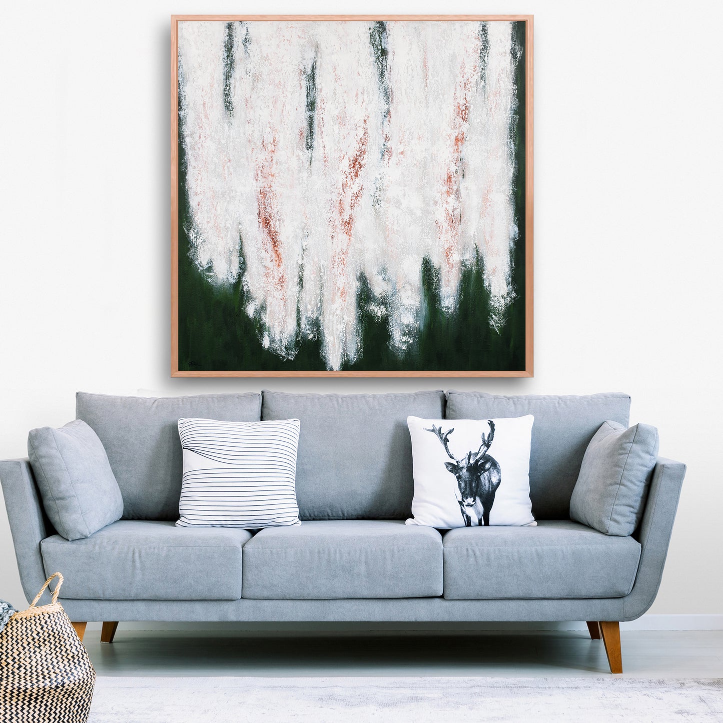 Cascade Serenity - Limited Edition Canvas Print Square