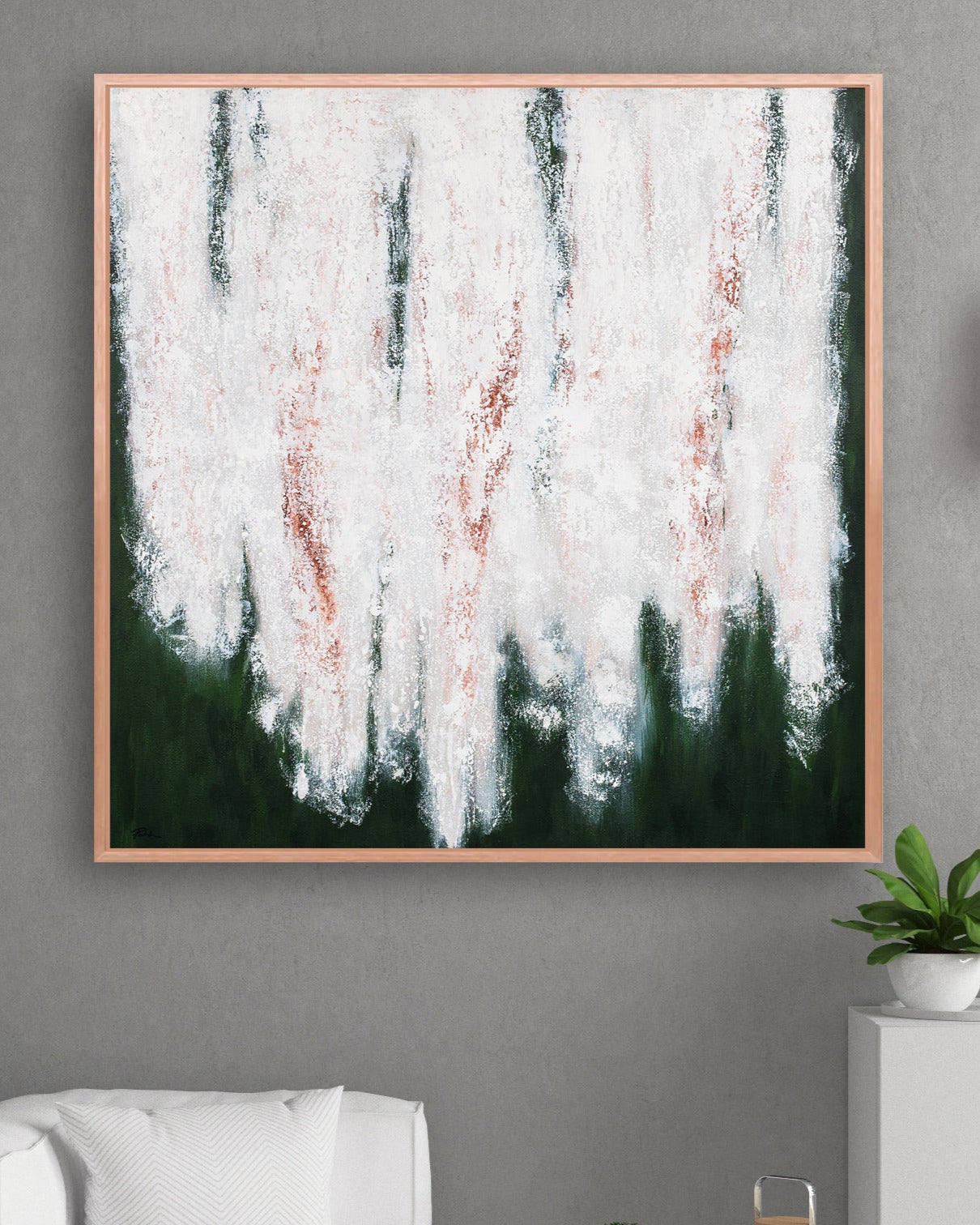 Cascade Serenity - Limited Edition Canvas Print Square