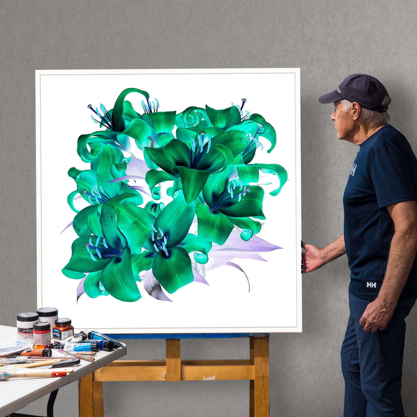 Circular Harmony - Limited Edition Canvas Print Square