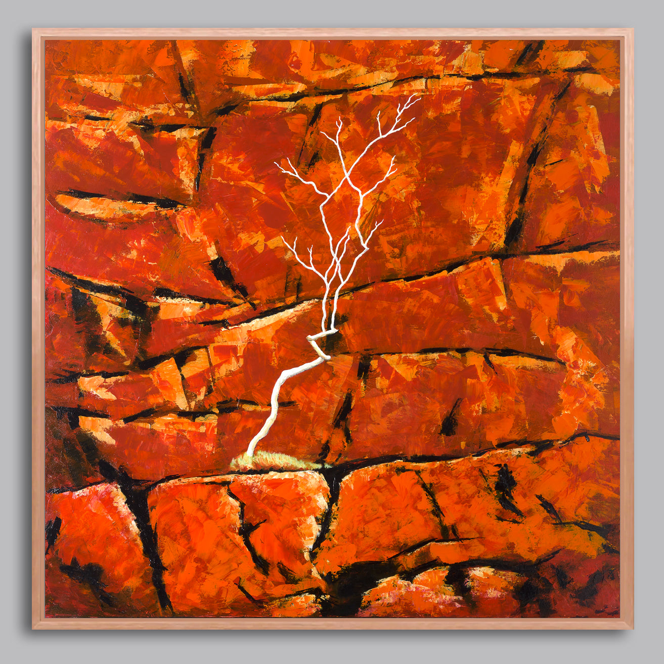 Clinging On - Limited Edition Canvas Print Square