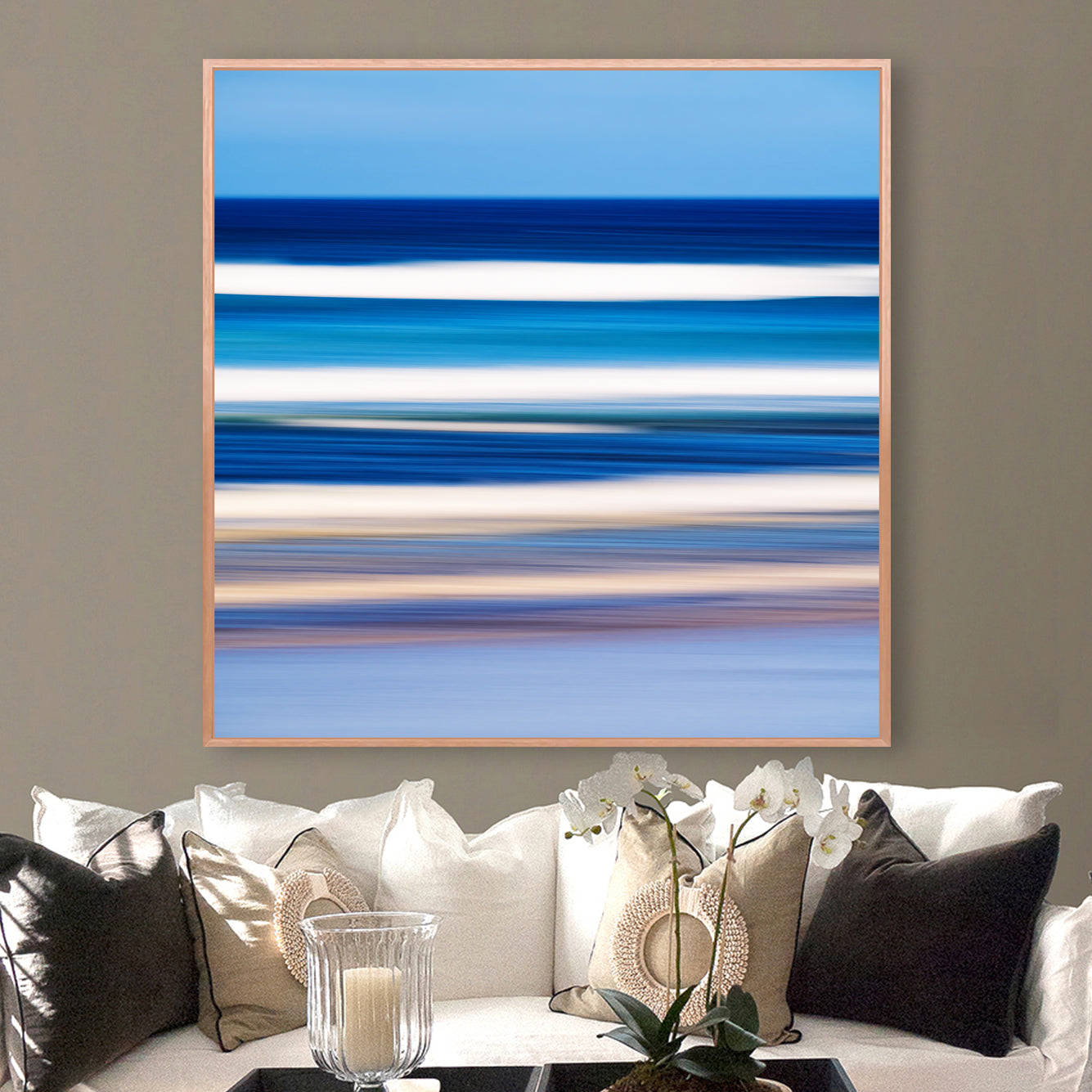 Coastal Symphony - Limited Edition Canvas Print Square
