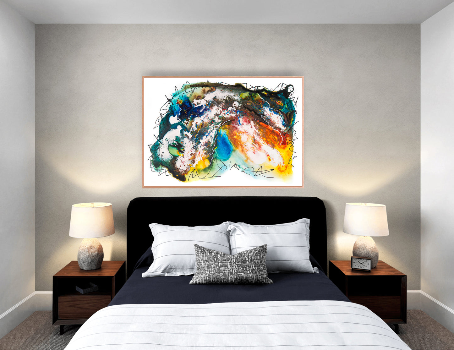 Desert Flow - Limited Edition Canvas Print Horizontal