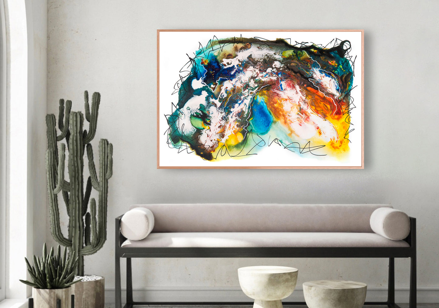Desert Flow - Limited Edition Canvas Print Horizontal