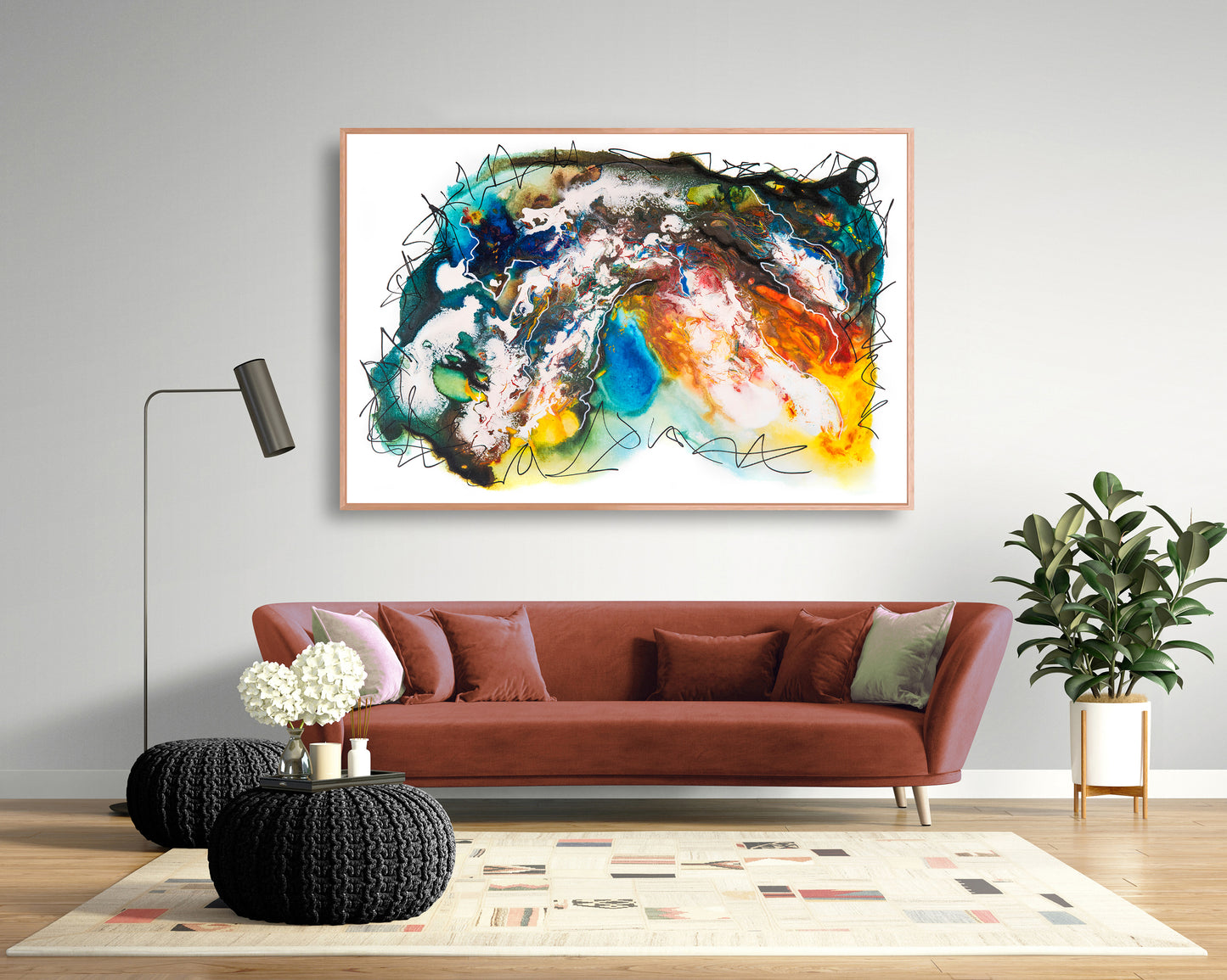 Desert Flow - Limited Edition Canvas Print Horizontal
