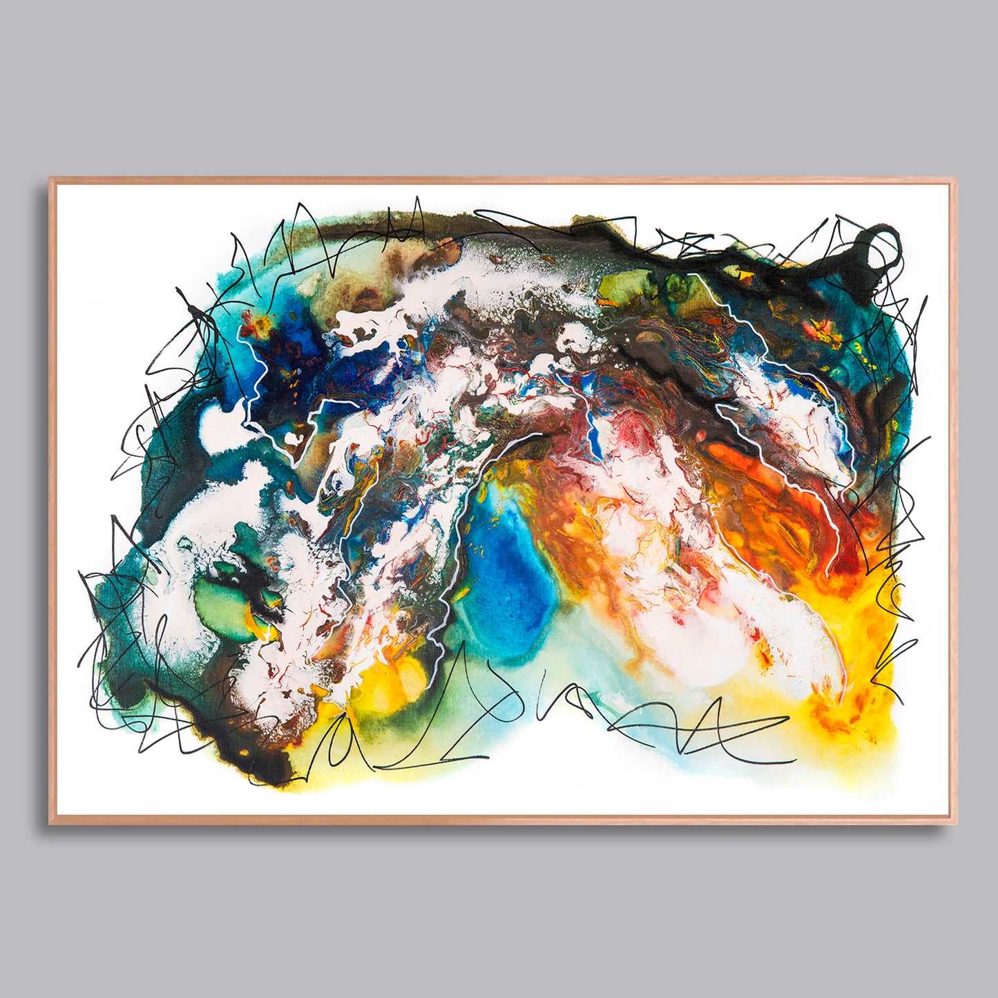 Desert Flow - Limited Edition Canvas Print Horizontal
