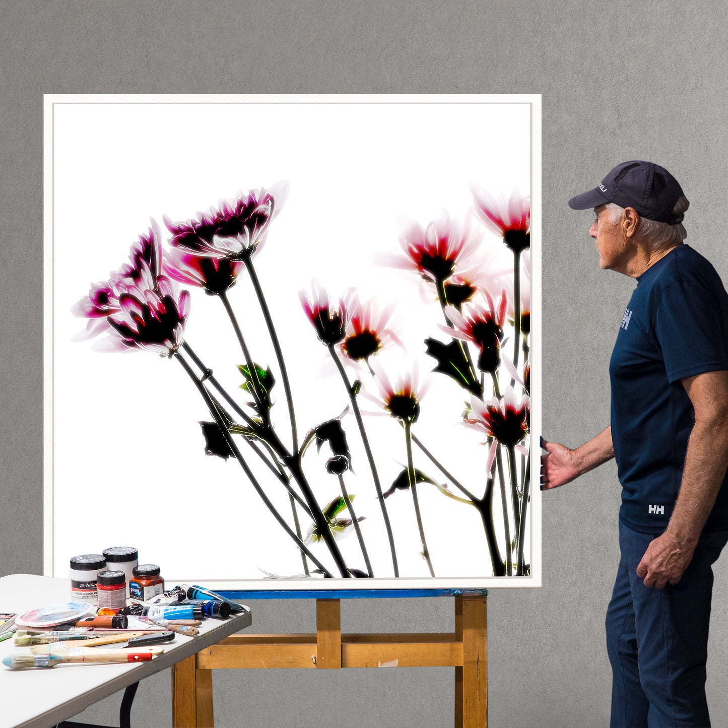 Ethereal Bloom - Limited Edition Canvas Print Square