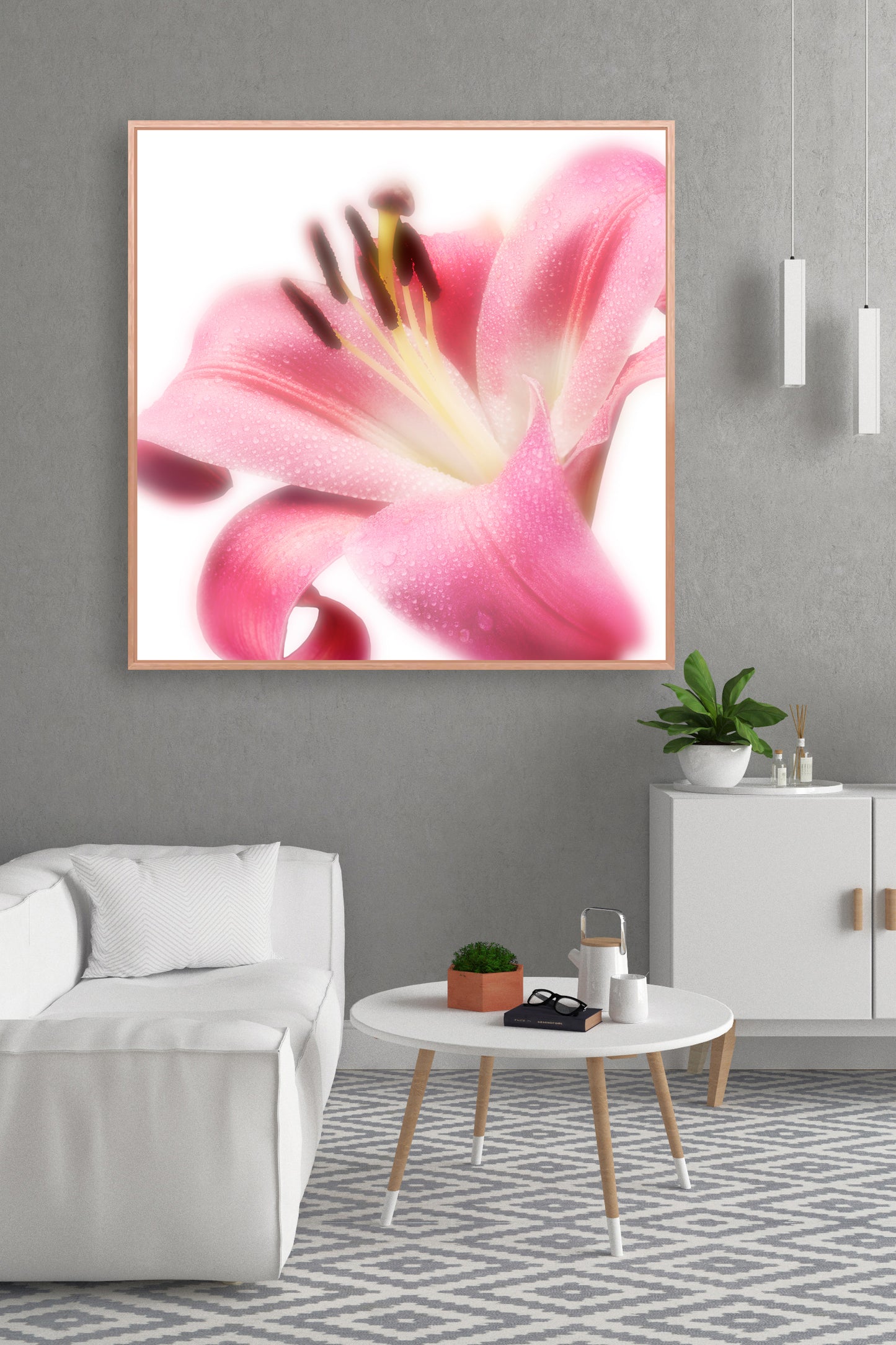 Radiant Blossom - Limited Edition Canvas Print Square