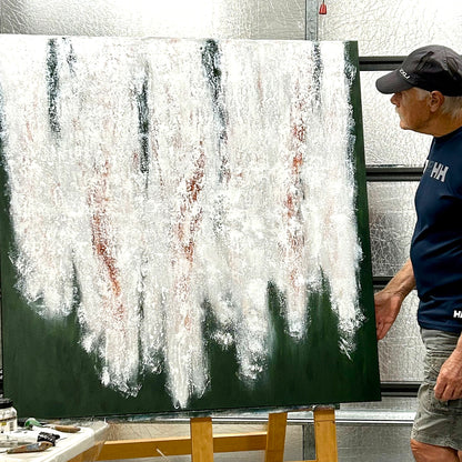 Cascade Serenity - Limited Edition Canvas Print Square