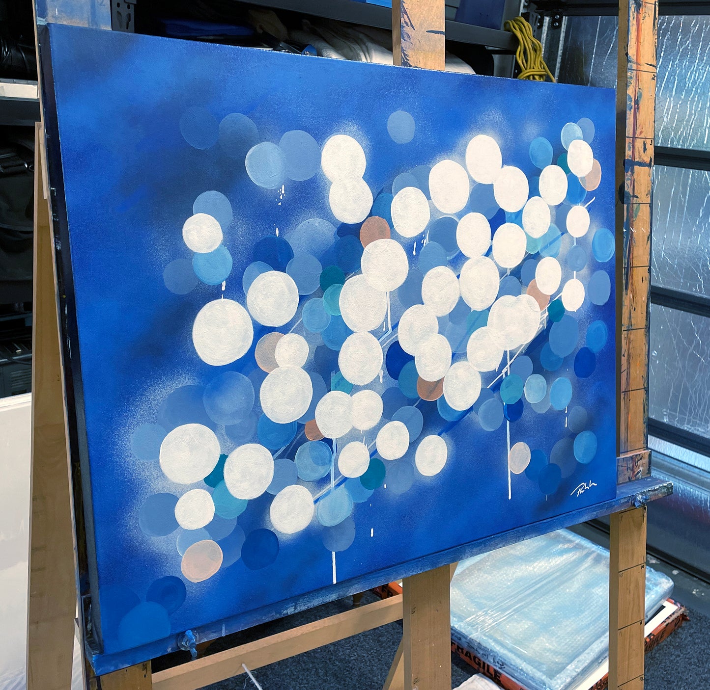 Sun Glitter Freedom - Original Painting