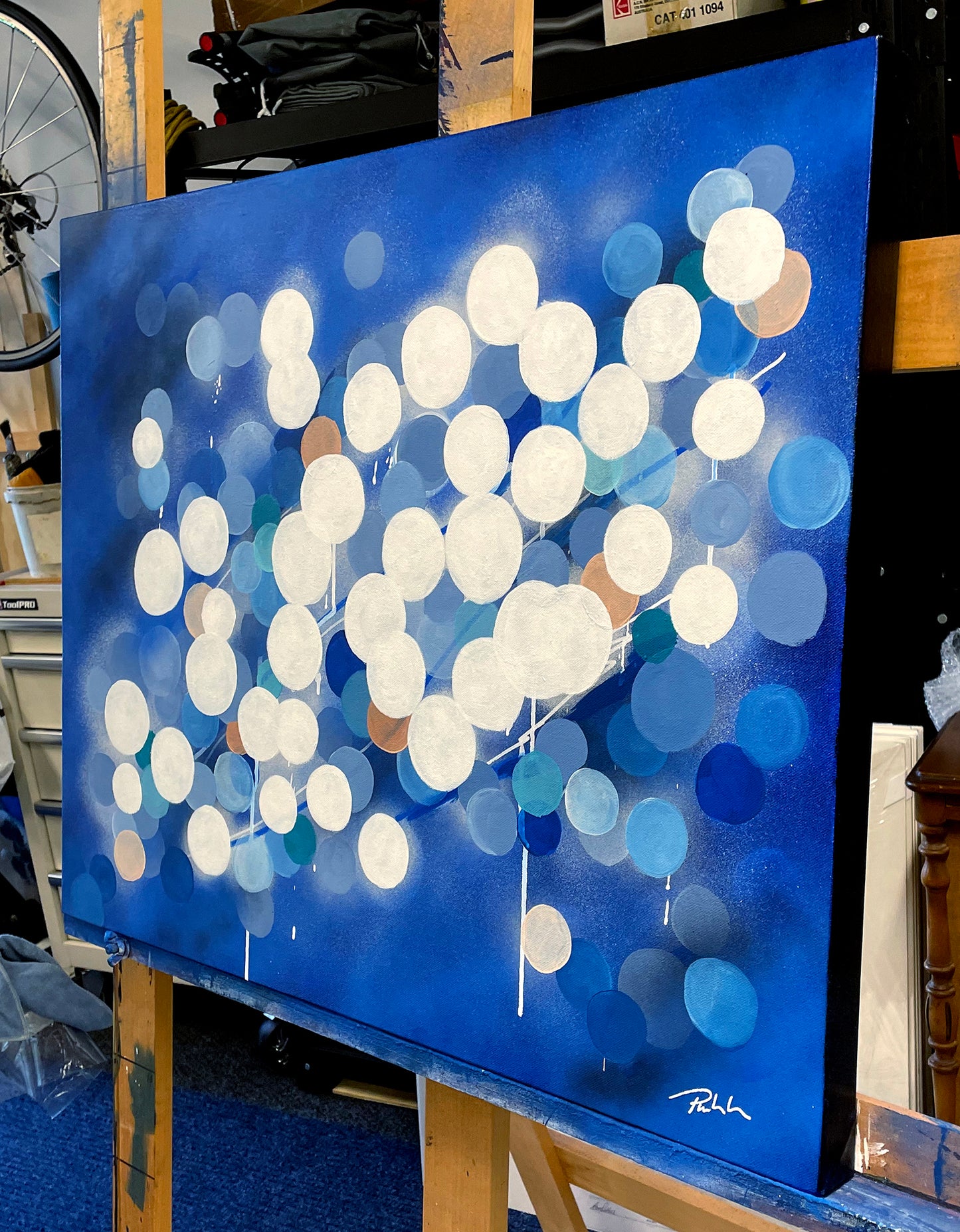 Sun Glitter Freedom - Original Painting