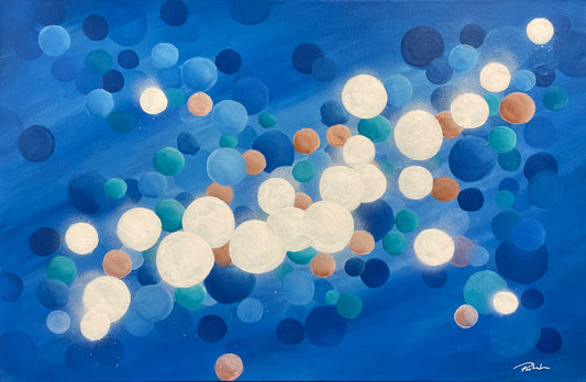 Sun Glitter Summer - Original Painting